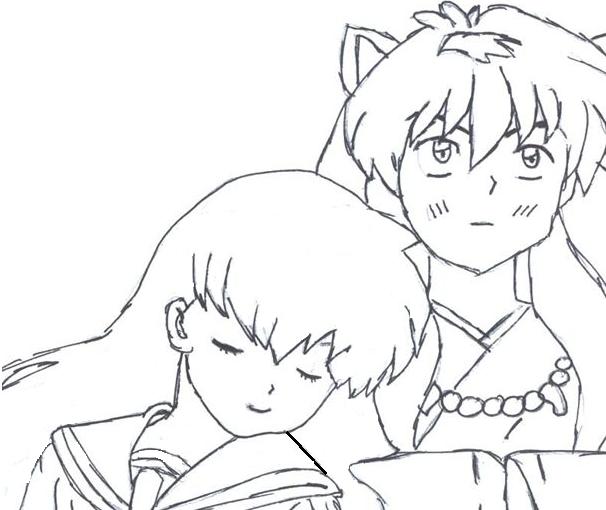 Inuyasha and Kagome (request) by unloved_poet