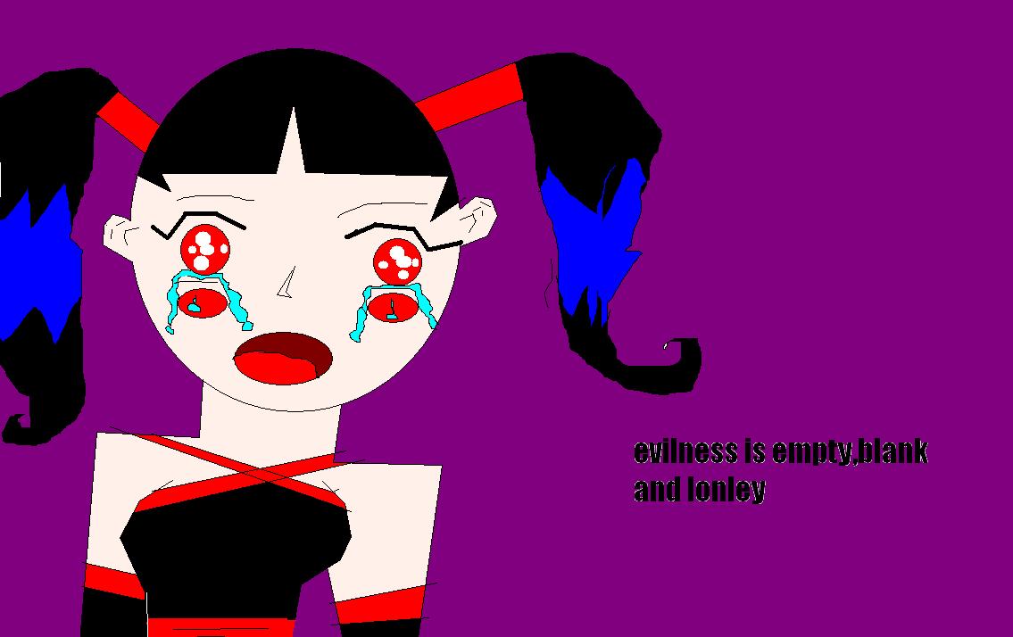 evilness is lonely (evil kimiko) by usagi_moon