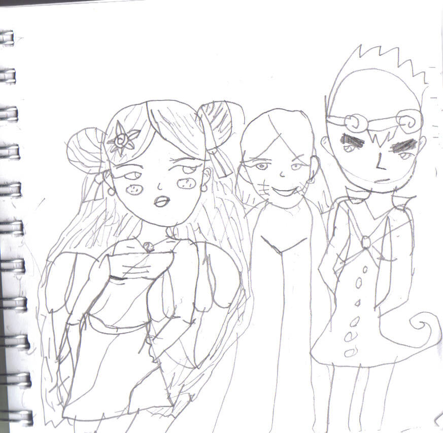 evil carla, thorn and jack spicer by usagi_moon