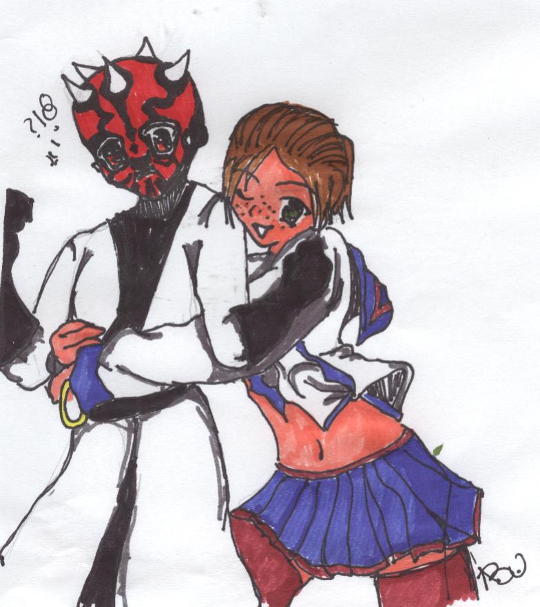It's Glomp Maul day!  (Request for Lauren) by Vader_likes_cookies