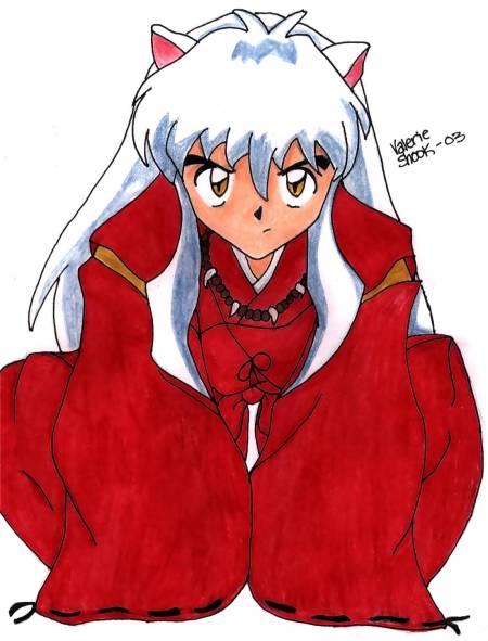 Inuyasha(colored) by Val