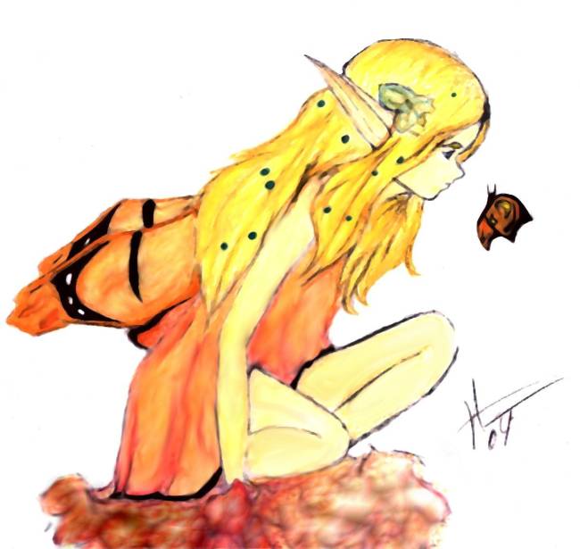 Faerie...Colored by Val