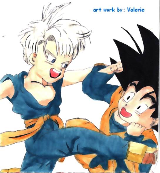 Trunks and Goten by Val