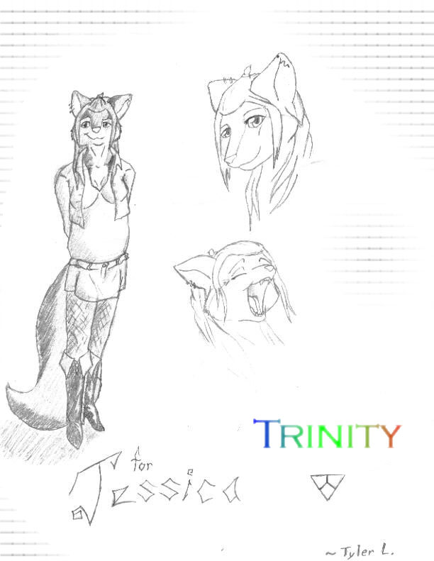 Trinity Wolf by Valaentyne