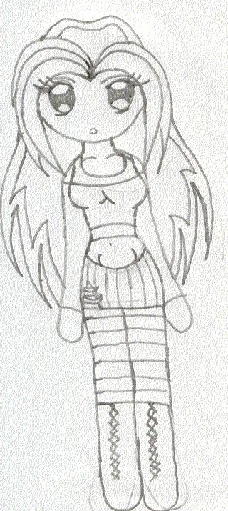 Chibi Yula ready for a date by Vampire-Queen-Gothika