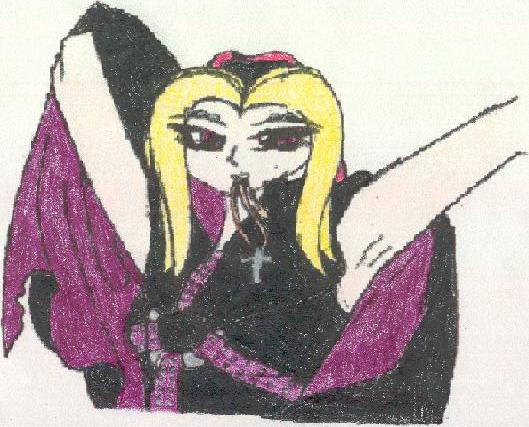 Vampire Yula! *colored* by Vampire-Queen-Gothika