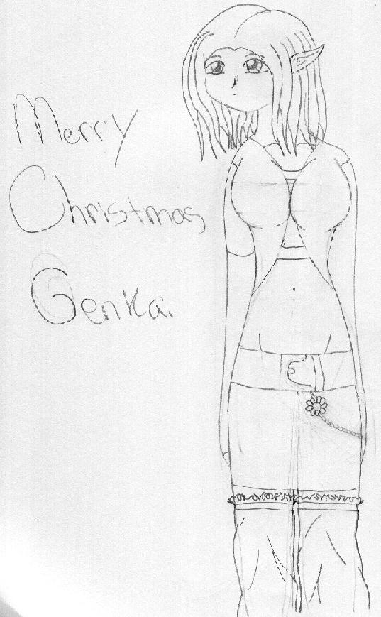 Merry Christmas Genkai! by Vampire-Queen-Gothika