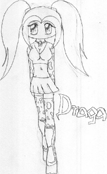 Another chibi Draga by Vampire-Queen-Gothika