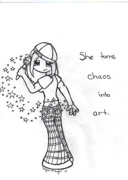 Chaos into Art by VampireAurelia