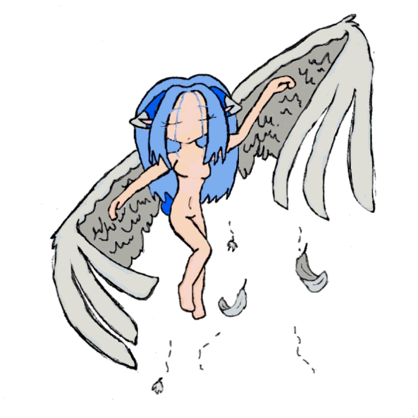Broken Angel (colored) by VampireAurelia