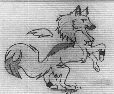 Horse Wolf by VampireMarushi