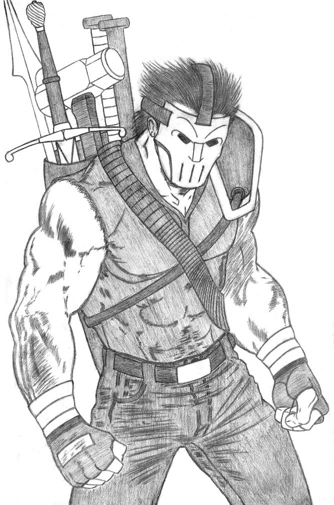 Casey Jones (1984 / 1987) by VampireWarith