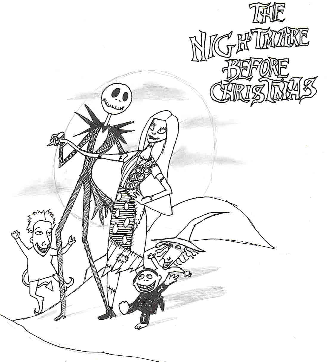 The nightmare before christmas hill by Vampire_Countess