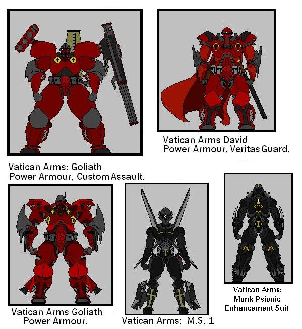Some Vatican Arms Suits by VanJohnson