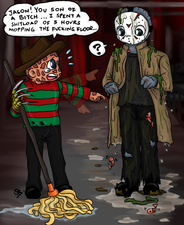 Not Freddy's day.... by VanKid