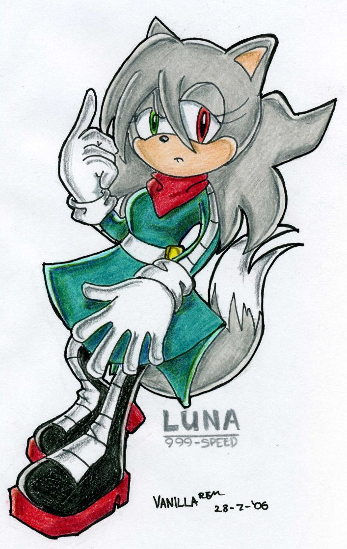 My character, Luna by VanillaREM