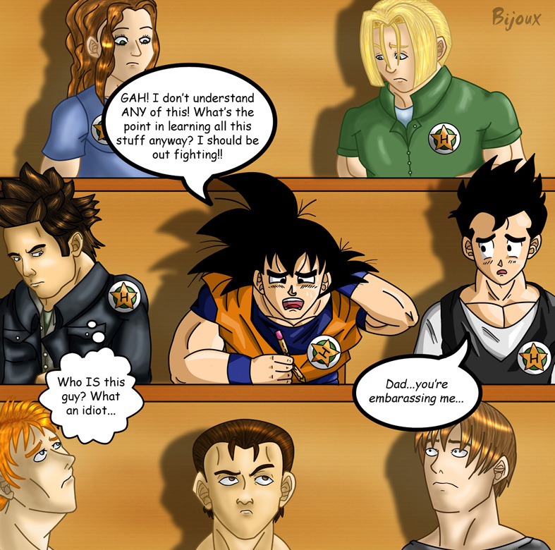 Goku In School by VanticomesShadow