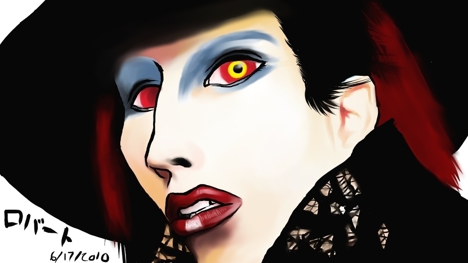 Marilyn Manson by VegetaNewAccount