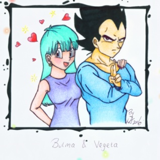 Bulma&Vegeta by VegetaVixen22