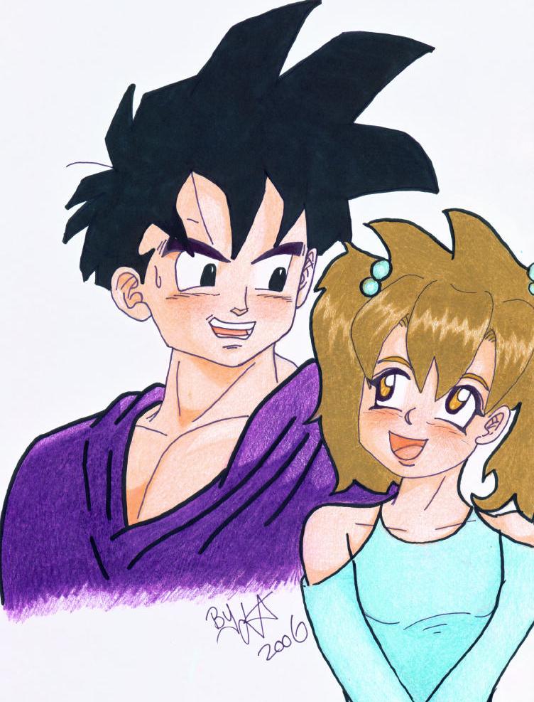 Gohan & Arie! Request for Jozie-Chan! by VegetaVixen22