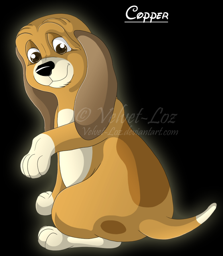 Copper puppy by Velvet