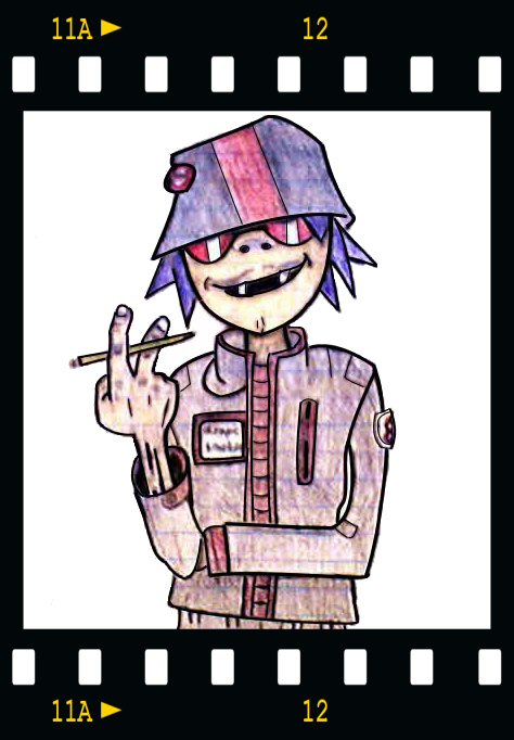 2-D with pencil by Verdoth