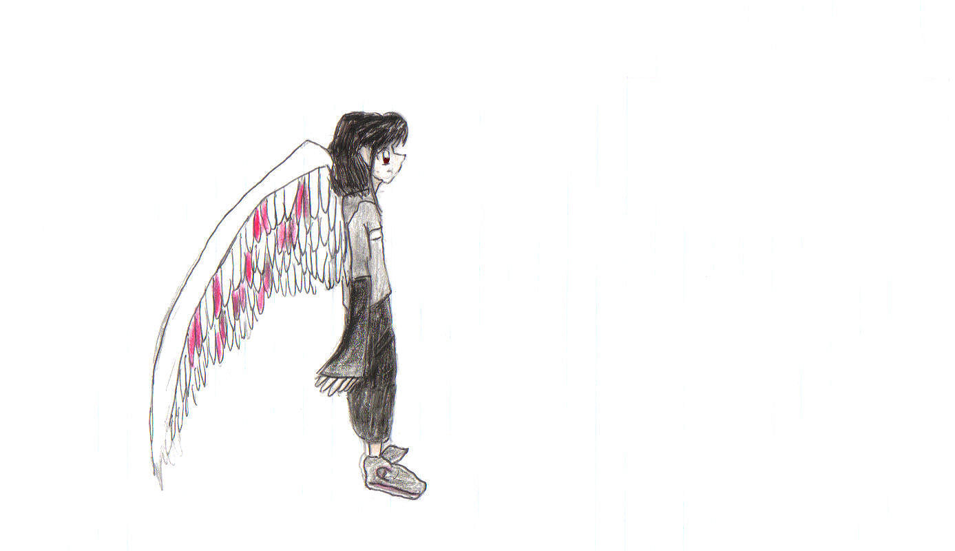 bloody winged angel by VespaGurlHaruko
