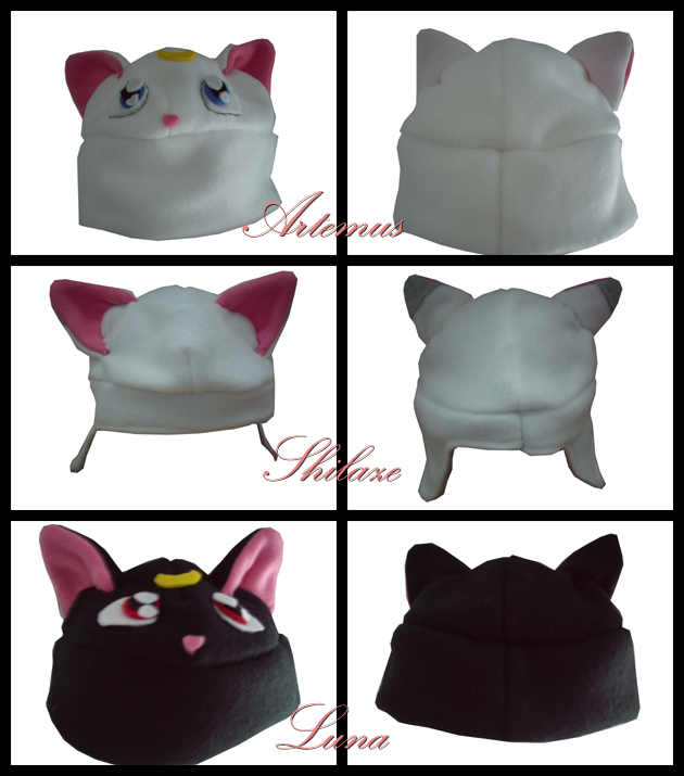 Hat Pack: Artemus, Shilaze, Luna by VesteNotus