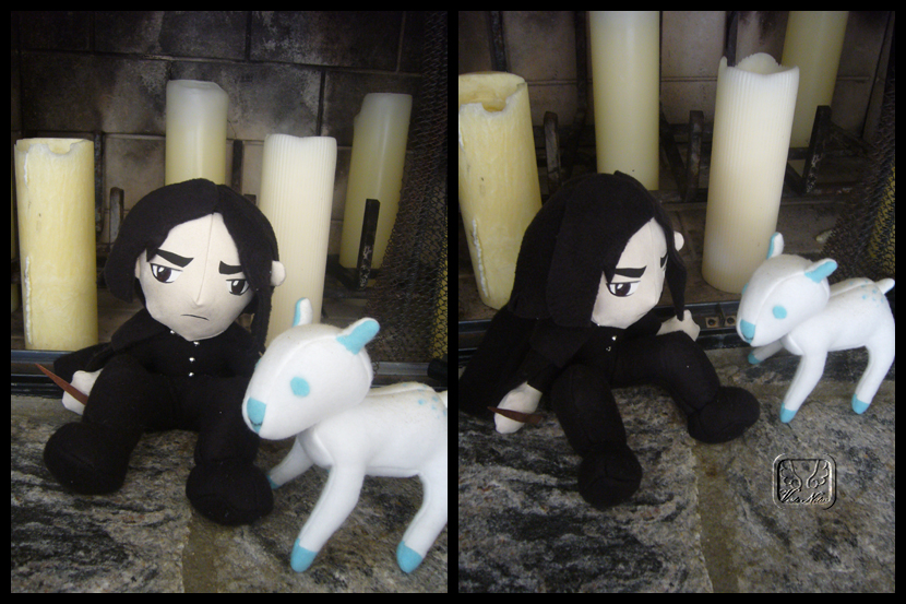 HPDH: Snape Plushie by VesteNotus