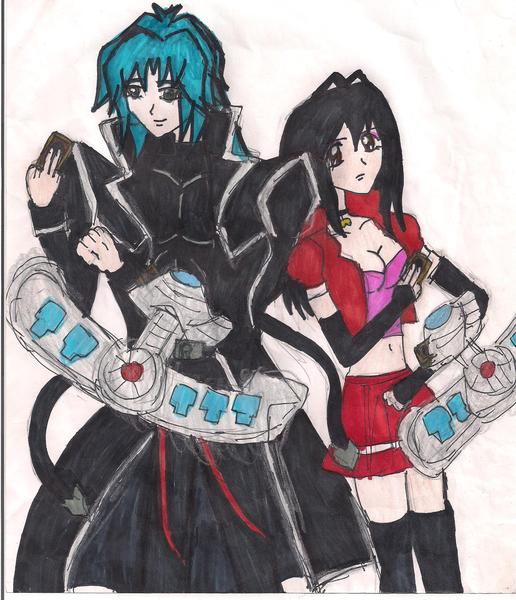 Hell Kaiser and Hell Rose by VictoriaZepeda