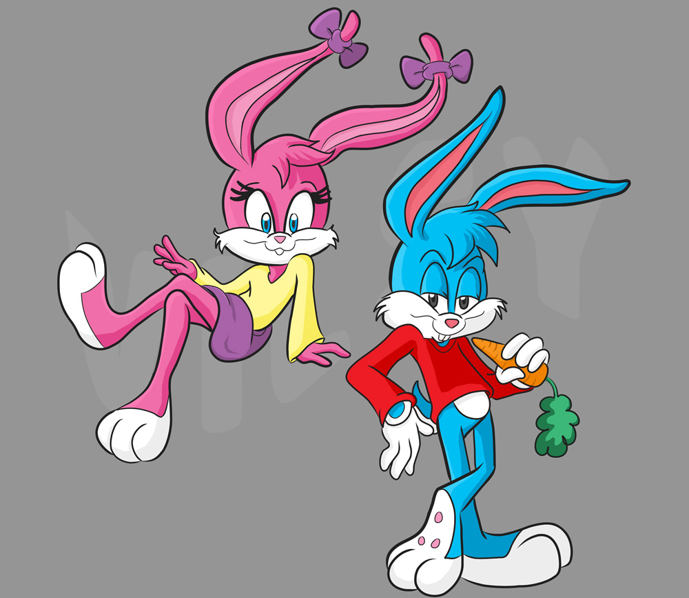Babs and Buster Bunny by Vilsy