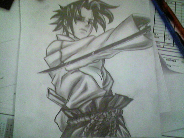 Sasuke With Sword by Vinnie