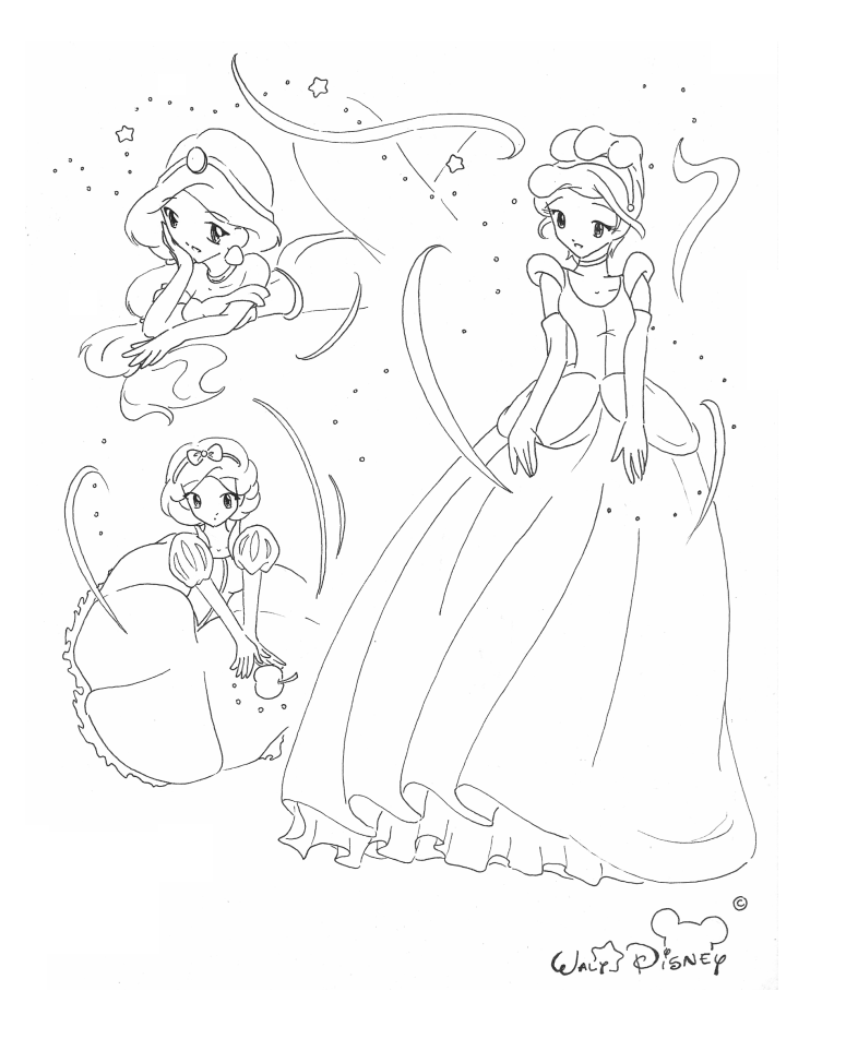 Disney princess two by VioletAngel