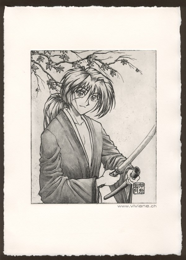 Rurouni Kenshin Gravure by Viviane
