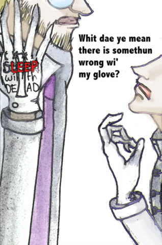 Something wrong with your glove... by Vmwpoc