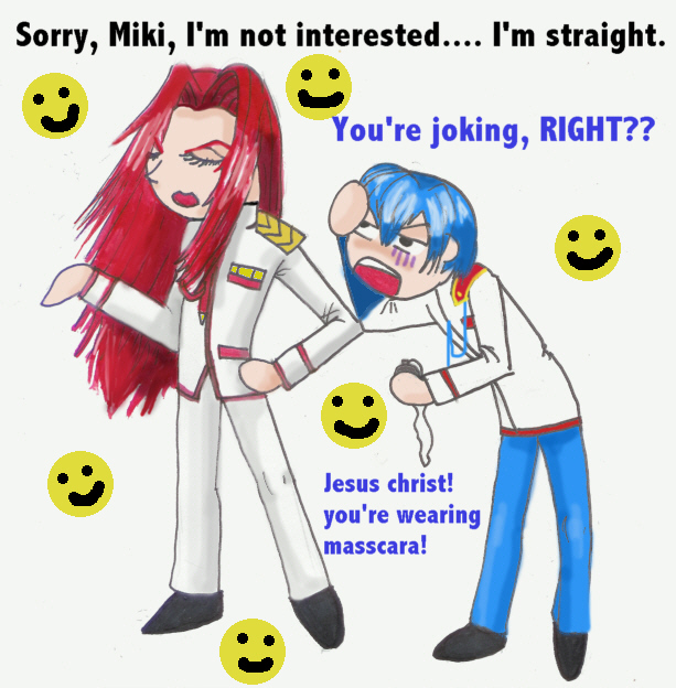 I’m NOT gay.. (suuuuure. (Touga-Miki) by Vmwpoc - Fanart Central