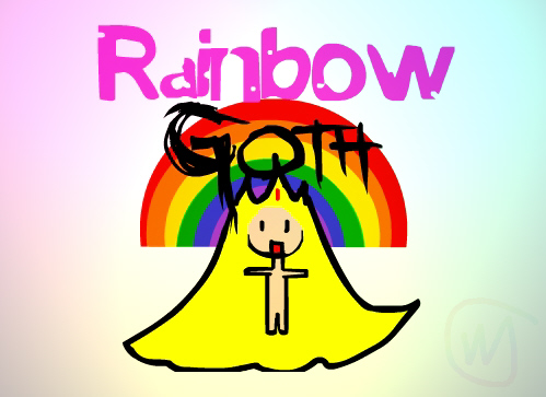 Rainbow Goth by Vmwpoc