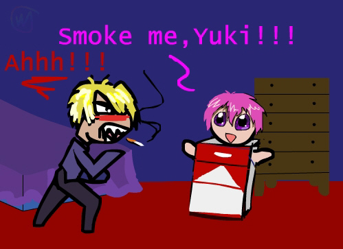 Shuichi as a Cigaratte Box by Vmwpoc