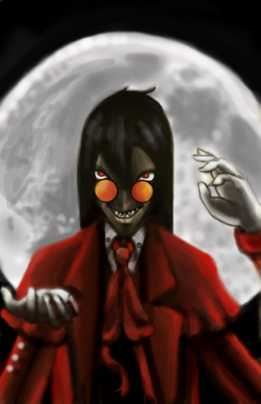 Into the Night (Alucard) by Vmwpoc