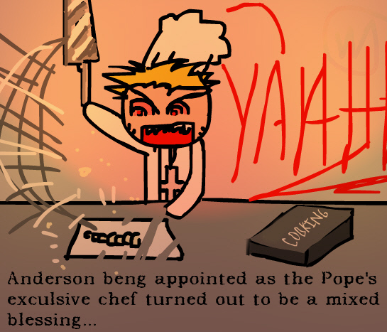 The Pope's new chef by Vmwpoc