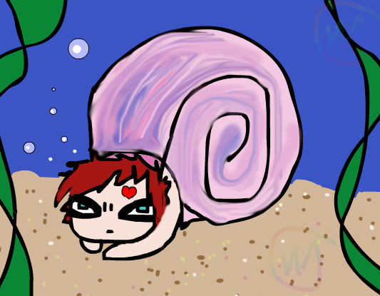 Gaara Never Comes out of His Shell by Vmwpoc