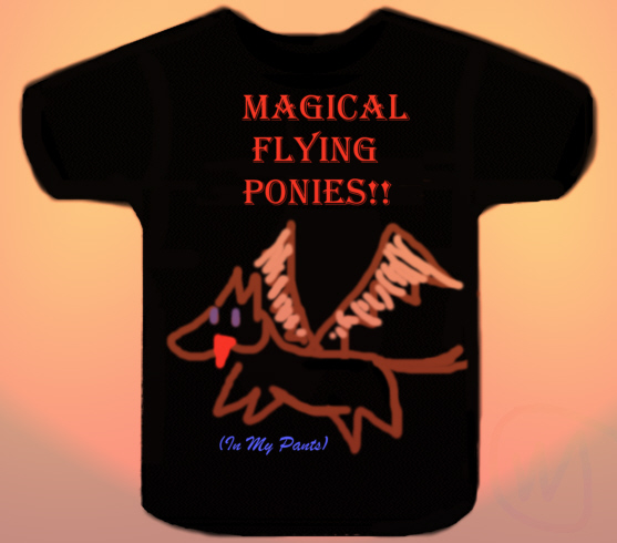 Magical Flying Ponies shirt by Vmwpoc