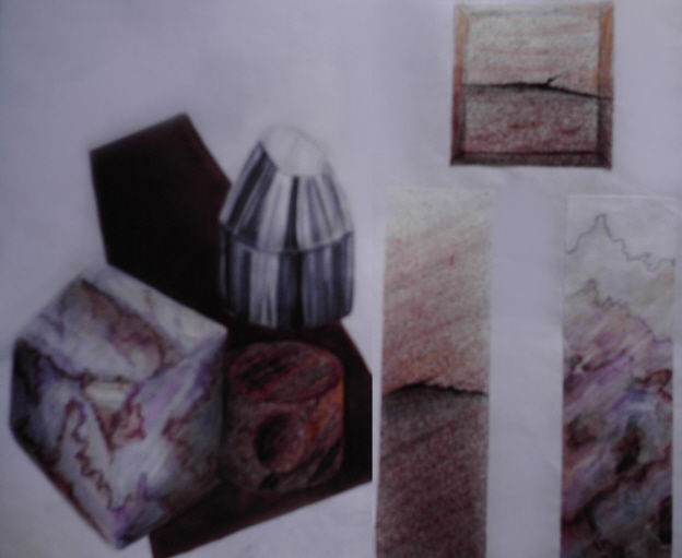 Sandstone, Marble, and Metal studies. by Vmwpoc