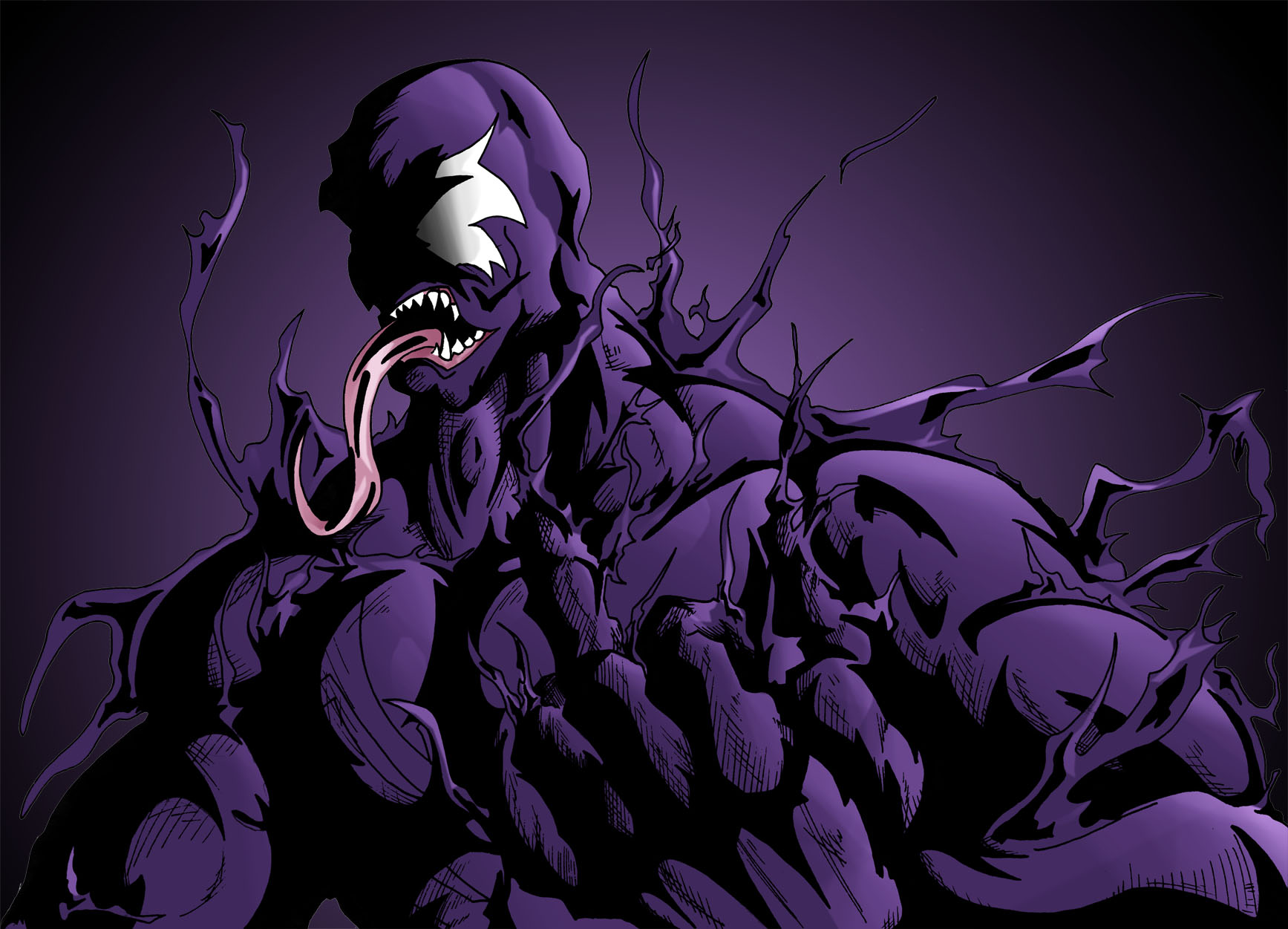 Venom - UP Middle Finger by VooDooChild
