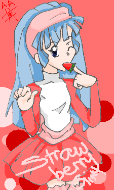 Strawberry Girl - Pirika by Vulpixi_Misa
