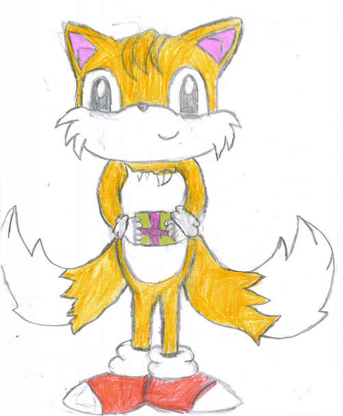 Another lil pic of Tails by vaporeon134
