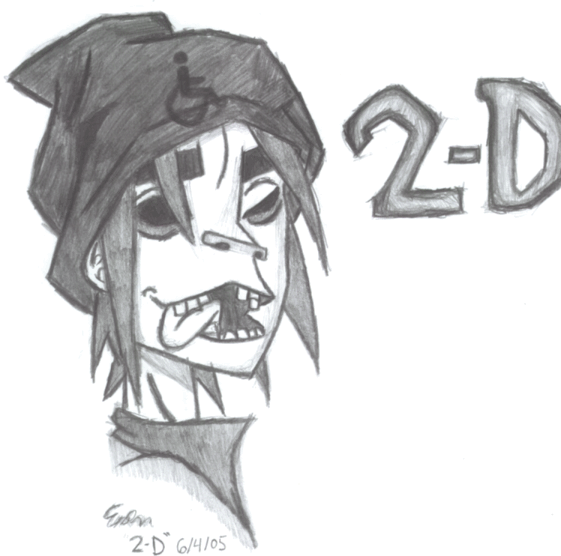 !!Gorillaz-2-D(First Try)!! by vash_and_wolfwood