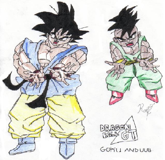 Uub - DBGT  Dragon ball gt, Desenhos dragonball, Dragonball z