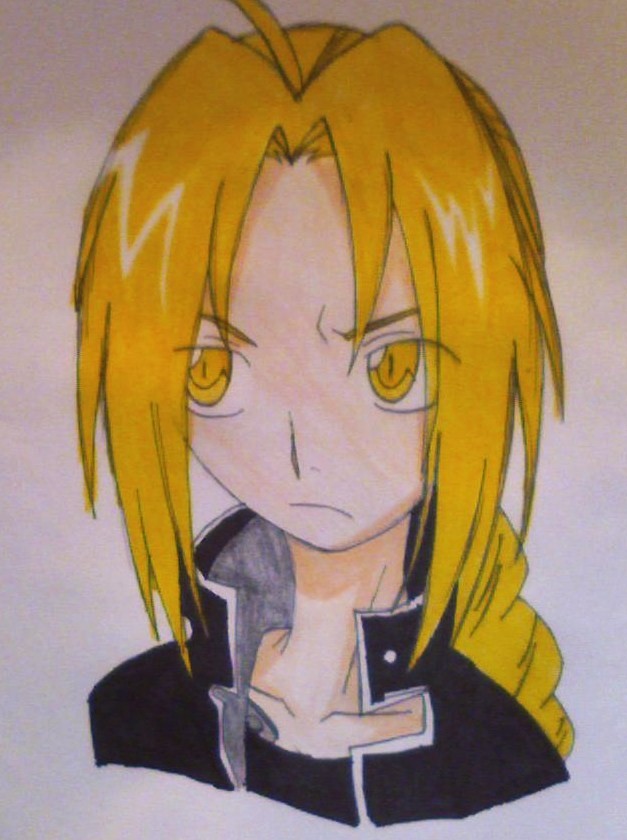 Edward Elric(colored) by velagirls10