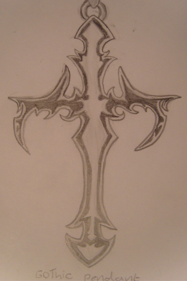 gothic pendant by verzias